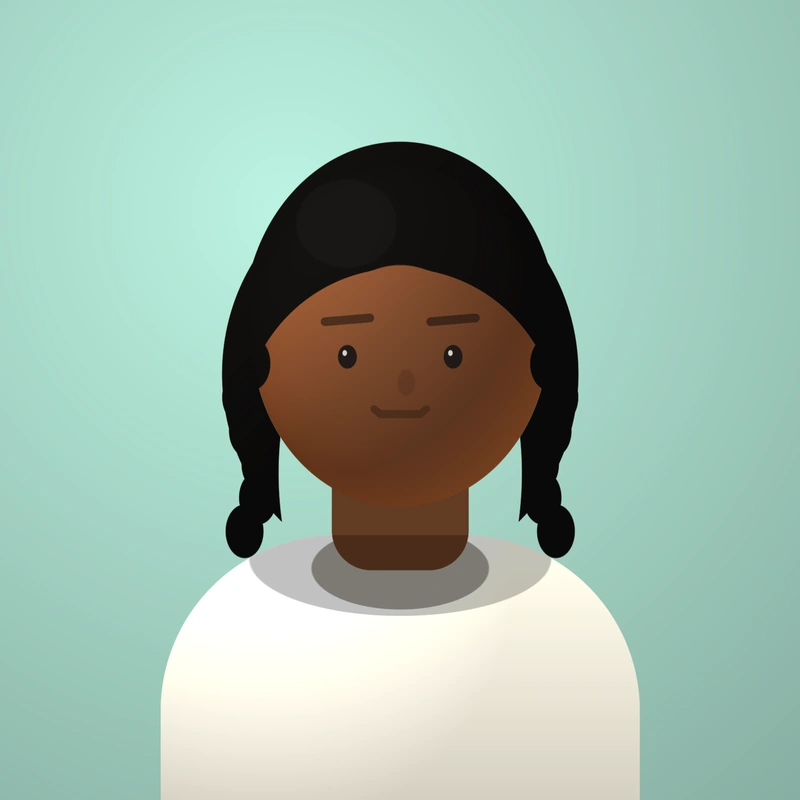 Illustrated placeholder portrait for Maya Ruiz