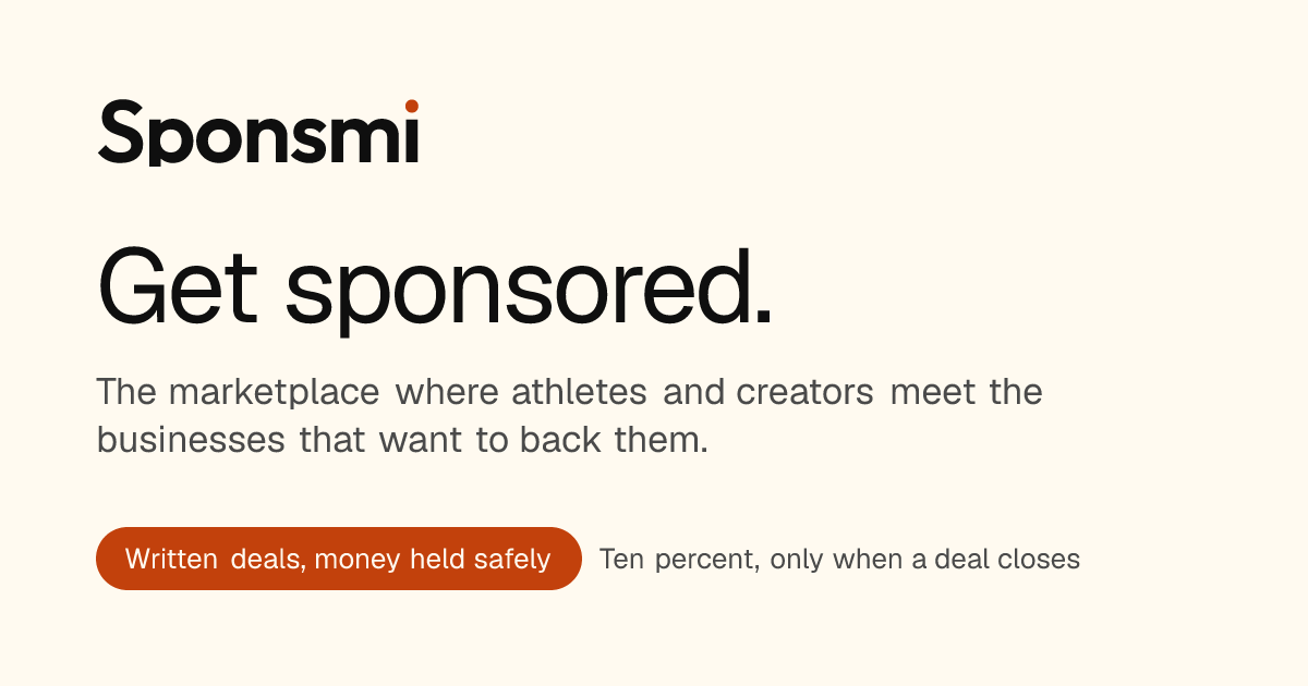 Sponsmi, the sponsorship marketplace
